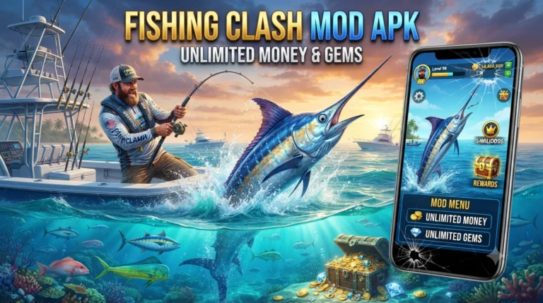 Fishing Clash Mod APK v1.0.164 (Unlimited Money & Premium Features) Latest Version 2026