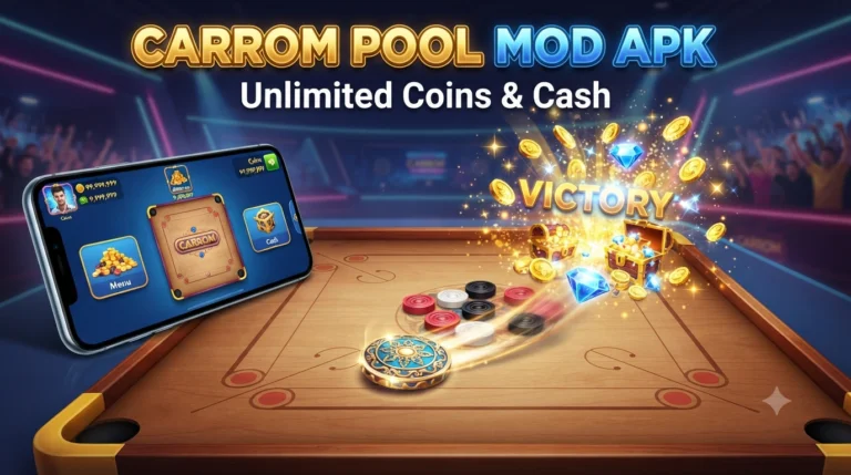 Carrom Pool:Disk Game Mod Apk 5.4.4 (Unlimited Coins + Gems) Free Download